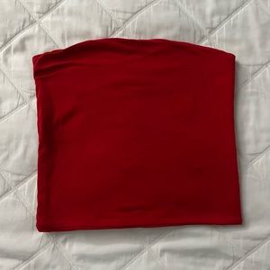 Cute red Brandy Melville Tube top